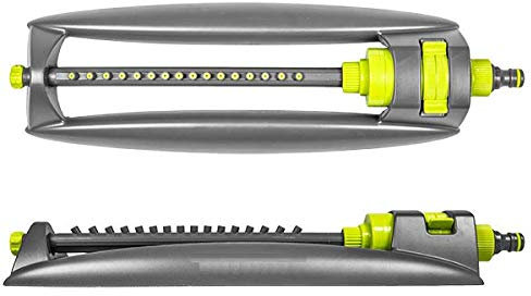 garden watering adjustable oscillating bar sprinkler for lawns,grass,flowers,up to 312m sq