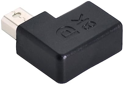 NFHK vinklad mini DisplayPort 1,4 hane till Mini DP hona 8K 60hz adapter Ultra-HD UHD 4K 144hz 7680 x 4320 för video PC bärbar datorskärm