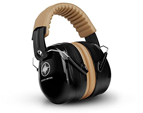 Schallwerk ® Work+ Ear Defenders - Size Adjustable Hearing Protection Earmuffs, Noise Protection Headphones - Ear Muffs for Work and Everyday Life