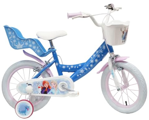 Tecnobike Shop Bicicleta para niña Denver Albri Frozen – Talla 14 pulgadas