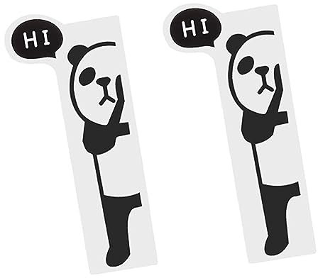 CAXUSD 2 Stücke Memo Hinweis Für Computer Monitor Mode Panda Board Pad Für Ordentliches Büro Hause