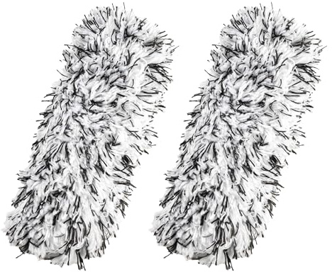 Walser Premium överdrag för mikrofiberfälgborste, 2 stycken mikrofiberöverdrag, högkvalitativt mikrofiberöverdrag 37 cm för fälgborste bil, bilrengöringsset borste/svamp för fälgar