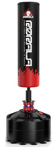 RORALA Freestanding Punching Bag, Heavy Duty Boxing Bag for Adult,Kids,Men Standing Kickboxing Bag Weight 203LBS