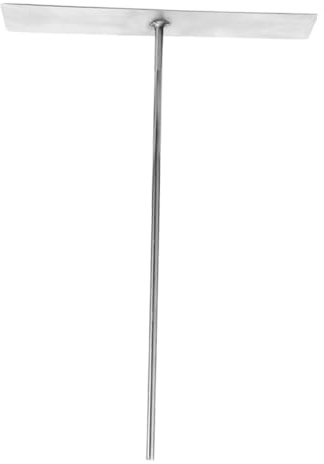 WEKADRIN Rastrillo para Cenizas De Parrilla De Carbón Pequeño 30 Cm Acero Inoxidable para Limpieza De Chimenea y Barbacoa Jardín Herramienta De Cocina Resistente