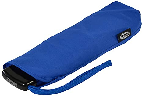 iX-brella Steel Flat Taschenschirm 2,5cm super flacher Minischirm - victoria blue