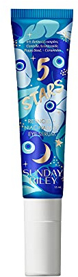 Sunday Riley 5 Stars Retinol + Niacinamide Anti Aging Eye Serum Dark Circles and Wrinkle Eye Cream