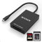 Lettore schede XQD USB C Lettore XQD/SD Lettore di schede memoria - 5Gpbs Lettore XQD tipo C Supporto Sony serie G/M, scheda Lexar 2933x/1400x USB Mark XQD, scheda SD per sistema operativo Windows/Mac