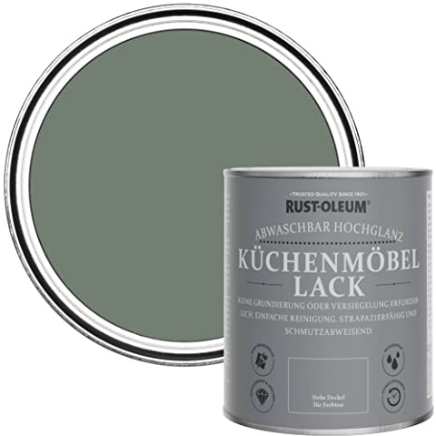 Rust-Oleum Green Kitchen Cupboard Paint in Gloss Finish - Serenity 750ml