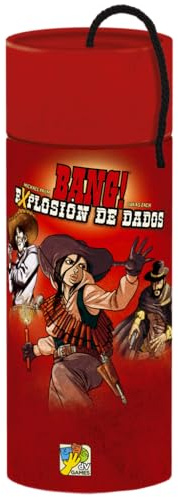 dV Giochi Bang! Explosión de Dados, Expansión, Juego de Dados, A Partir de 8 Años, De 3 a 8 Jugadores, 15 Minutos por Partida, Español