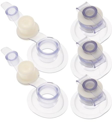 ifundom Wear-Resistant Valve Caps Set of 5 for Inflatable Mattress and Pillow Air Valve Covers Portable Replacement Accessories for Kayak Raft Outdoor Use