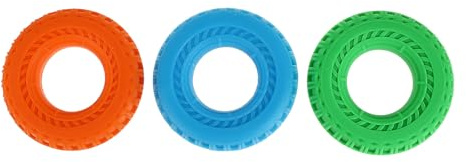 Veemoon Lot de 3 Anneaux de Préhension en Silicone, Résistance 40-50-60 LB, Entraînement Force Poignet et Mains, Appareil Musculation Main pour Rééducation et Fitness, Surface