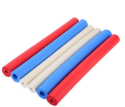 Tubi Manico in Schiuma per Utensili Cucina, 6 Pezzi Colori Assortiti, 30,5 cm, per Cucchiaio Penna Rasoio