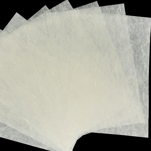 Mullbärspapper ark Washi papper rispapper för decoupage: 50 ark A4 rispapper för decoupage tryck konst hantverk gör-det-själv