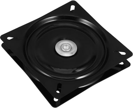 Alipis Quincaillerie Pour Tabouret De Bar Siège Pivotant Plateau Tournant Diamètre De 6 Pouces Plaque De Montage Universelle Laquée Noire