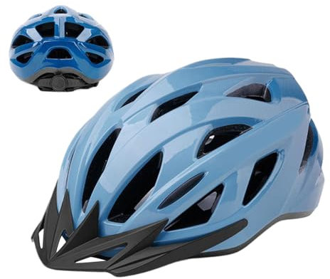 Zhadyu Fahrradhelm | Sporthelm | Verstellbarer Kopfschutz Mit Kinnriemen Belüftung Für Bergpendeln Outdoor Damen Herren