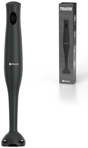 MULIN Frullatore a Immersione 400W, Potente e Leggero con Design Smontabile e Anti-Schizzo, per Cucina, Vellutate, Frullati e Salse, Ideale per Appassionati di Cucina