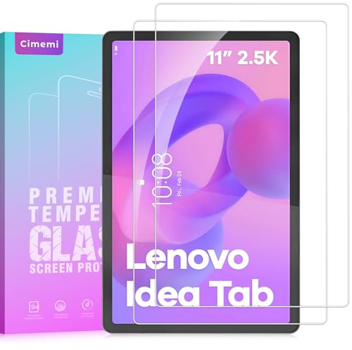 Cimemi Pellicola Protettiva per Lenovo Idea Tab 11 2025, Durezza 9H, Pellicola in Vetro Temperato, Antigraffio, HD-Clear [2 Pezzi]