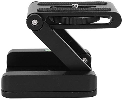 BTOSEP Vikbar Z Flex Tilt Pan Stativhuvud Lätt Hållbar Design för Fotografi DSLR-kameror Svart Aluminium 3 kg