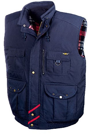 teXXor Arbeitsweste Trondheim, gefütterte Weste 3XL, marine, 4259