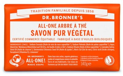 Pain de savon Tea Tree Dr Bronner's 140 g