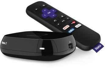 Roku 4205FR Streaming Box with Remote Control Purple/Black