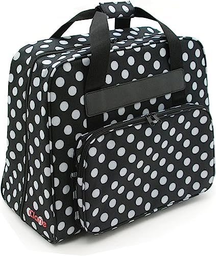 Clarie Tasche „Con Lunares“ – Elegante Tragetasche mit Punktemuster, vielseitige Reisetasche & Organizer, mit gepolstertem Tragegriff, 42 x 22 x 34 cm