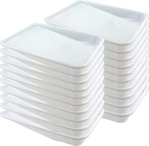 KINGORIGIN Paint Tray Liner, 20 Pack, 9 Inch Paint Roller Tray, Disposable Paint Tray for House, Walls and Furniture Painting