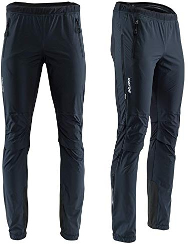 Silvini Herren Soracte Skitourenhose mit Verstärktem Flicken Auf der Innenseite des Knöchel Schwarz - XXL