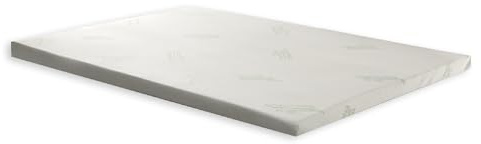TOPPER med bambuväv av Visco Memory-skum 130_x_195_cm H_7_cm