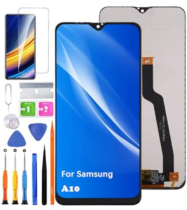 HLYGZX Ersatz Original Display für Samsung Galaxy A10 LCD-Bildschirm, A105F A105G A105M A105FN Bildschirm LCD Display Touch Digitizer Assembly Reparaturteile Kit