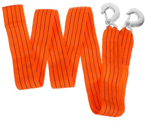 TOKIDNY Abschleppseil Abschleppgurte Zugband Hochleistungsgurte strapazierfähiger Abschleppgurt Windengurt für Bootsanhänger Dolly-Gurte schleppen Abschleppversorgung Polypropylen Orange