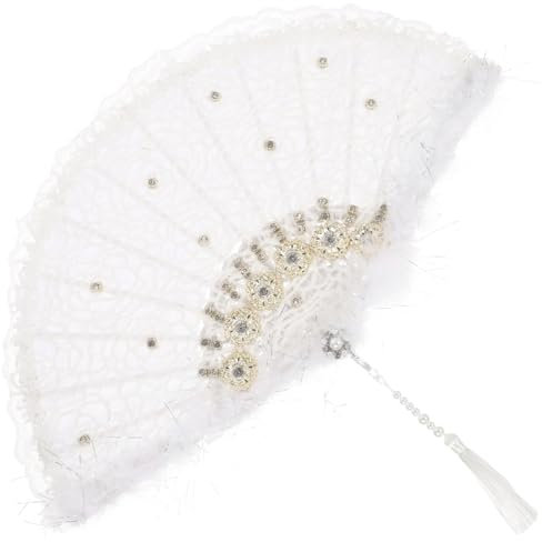 HOMOCONO Federfächer Für Hochzeiten Und Tanz Handgefertigte Zarte Fächer Im Chinesischen Stil Für Fotos Und Performances