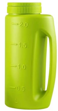 Semillas Dispensador Maceta de fertilizante manual ajustable de mano, esparcidor de semillas de hielo y nieve, esparcidor, botella, jardinera, herramientas de jardinería Siembra Esparcidor(Green)