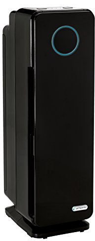 GermGuardian 5-In-1 HEPA Air Purifier for Home, Pet Air Purifier with HEPA Air Filter & UV-C Light, AC4300BPTCA, 743 Sq. Ft., 22'' Tower, Black