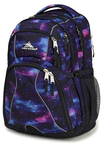 High Sierra Swerve Laptop Backpack, Cosmos/Midnight Blue, One Size