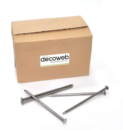 Boîte de 5 kg de Clous Droits (Environ 190 Clous) pour Gazon synthétique