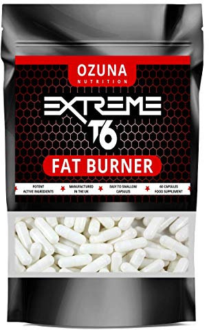 OZUNA NUTRITION Fat Burners Keto Extreme T6 Fast Weight Loss Pills Diet Slimming | 60 Capsules