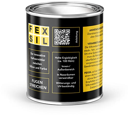 Fexsil Imprimación adhesiva 125 ml – para pintar sobre silicona