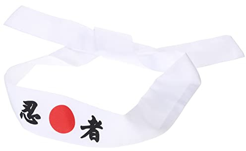 LALAFINA Diadema Japonesa Hachimaki Para Chef Sushi Y Cocina Banda De Cabeza Que Absorbe Sudor Para Deportes Y Uso Diario