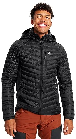 RevolutionRace Radical Insulate Jacket für Herren, Leichte und isolierende Jacke für den täglichen Gebrauch und alle Outdoor-Aktivitäten, Black, L