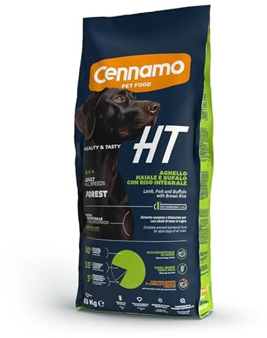 HT DOG ADULT ALL BREEDS FOREST 10Kg. Alimento ancestrale per cani adulti di tutte le taglie. Crocchetta Superpremium. Alta percentuale di cane, ipoallergenico, senza grano e senza mais.