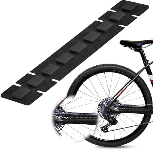 DAAIZIII Kettenstrebenschutz MTB,Mountainbike Kettenstrebenschutz,Kettenschutz MTB,Fahrrad Silikon Rahmenschutz 3M Kleber Fahrrad Rahmen Schutz Unterrohr Sicherer Schutz Vor Kratzer & Beschädigungen