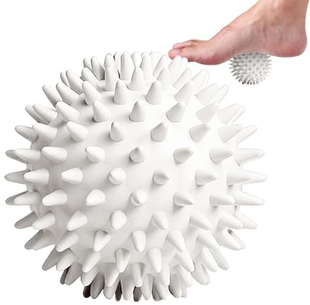 Pelota de Masaje – Bola con Púas Trigger Point, Pelota Laćrosse para Masaje Profundo, Bola de Fascia para Cuello, Hombros, Pies y Relajación Muscular, 6cm