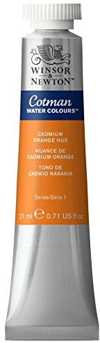 Winsor & Newton Cotman 21ml Water Colour Tube - Cadmium Orange Hue