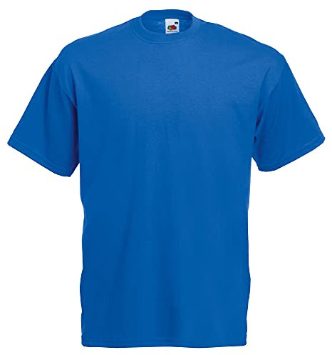 Fruit of the Loom Men's Short-Sleeved T-Shirt - Grey - Large