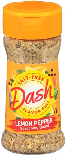 Mrs Dash Lemon Pepper Seasoning - Salt Free Seasoning Blend - Kosher Certified Mixed Spice, 71g