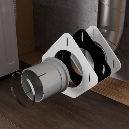 Gardus SnugDryer Space-Saving Dryer Vent Connection Kit, Only For New Construction/Remodeling