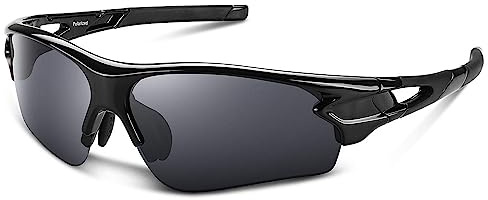BEACOOL Lunette de Soleil de Sports Polarisée Homme Femme Lunettes de Cyclisme Jeunes Baseball Cyclisme Course Pêche Golf Moto Protection UV400