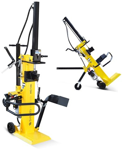 Holzspalter HO-14E | Elektroantrieb 400 V | Spaltkraft 14 Tonnen | Phasenwender | Zwei Vorwärts-Geschwindigkeiten | Stammheber | Brennholzspalter Spalter