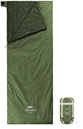 Naturehike Ultralight Sleeping Bag for Adults and Kids, Envelope Waterproof Lightweight Sleeping Bag with Compression Sack, 3 Season Sleeping Bag for Camping, Traveling, Hiking